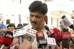 Tax Raid On Karnataka Minister's Home Ends, Joins Gujarat MLAs At Resort Tax Raid On Karnataka Minister's Home Ends, Joins Gujarat MLAs At Resort