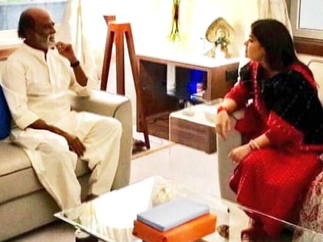 Video : A BJP Leader Meets Rajinikanth, Party Says Courtesy Call