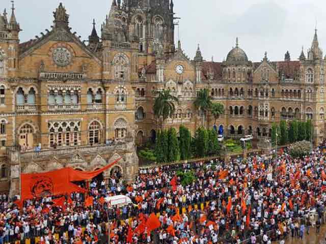 A Silent March By 9 Lakh Marathas In Mumbai