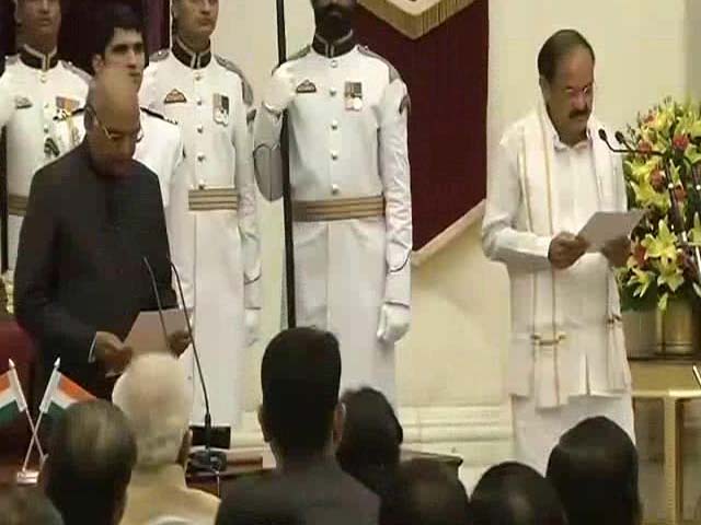Venkaiah Naidu Takes Oath As The New Vice President Of India