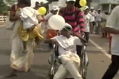 Thousands Of Differently-Abled March In Kerala, Demand Inclusive India Thousands Of Differently-Abled March In Kerala, Demand Inclusive India