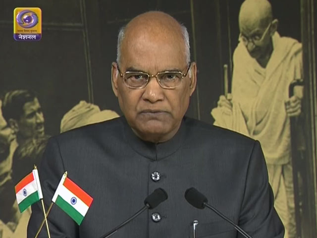 GOOD EVENING इंडिया : राष्ट्रपति रामनाथ कोविंद का राष्ट्र के नाम पहला संबोधन