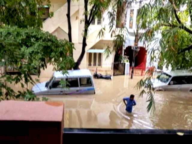 Video : Bengaluru Flooded After Night-Long Rains, Froth Back In Bellandur Lake