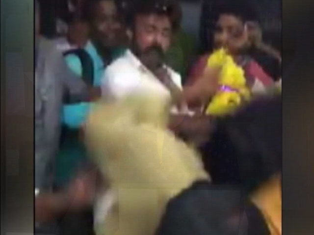 Actor-Politician Balakrishna Caught On Camera Slapping Fan