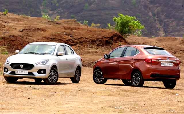 Tata Tigor vs Maruti Suzuki Dzire