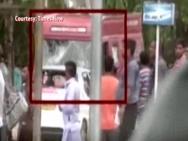 NDTV Van, Staff Attacked After Ram Rahim Verdict
