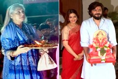 Sonali Bendre And Jaya Bachchan Celebrate <i>Ganesh Chaturthi</i> Sonali Bendre And Jaya Bachchan Celebrate <i>Ganesh Chaturthi</i>