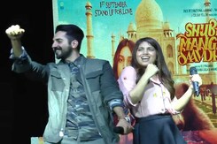 Watch: Ayushmann And Bhumi Shake A Leg At A College Festival Watch: Ayushmann And Bhumi Shake A Leg At A College Festival