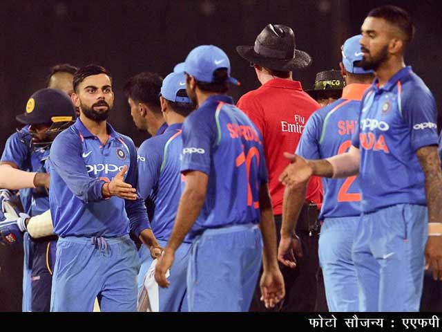 चौथा वनडे मैच: भारत ने श्रीलंका को 168 रन से हराया