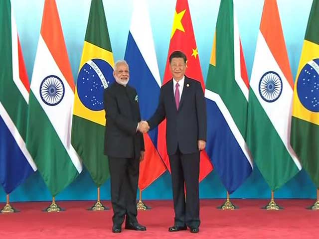 Video : Week After Doklam Thaw, A PM Modi-Xi Jinping Handshake At BRICS