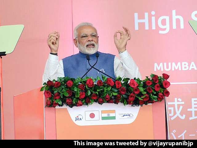 Video : Prime Minister Modi On Bullet Train Critics Then And Now