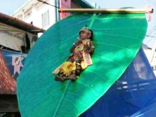 Image Of 3-Year-Old 'Krishna' At Kerala Festival Triggers Rage