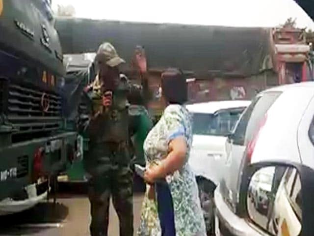 Video : Gurgaon Woman Caught Slapping Soldier Repeatedly In Video, Arrested