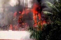 Major Fire At Iconic RK Studio In Mumbai, Reality TV Show Set Gutted Major Fire At Iconic RK Studio In Mumbai, Reality TV Show Set Gutted