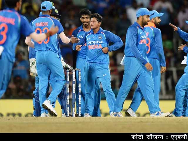 नेशनल रिपोर्टर : भारत ने ऑस्ट्रेलिया को 50 रन से हराया, कुलदीप यादव की हैट्रिक