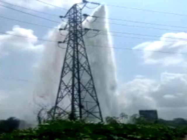 मुंबई: नवी मुंबई को पानी पहुंचाने वाली मोरबे डैम की पाइपलाइन फटी
