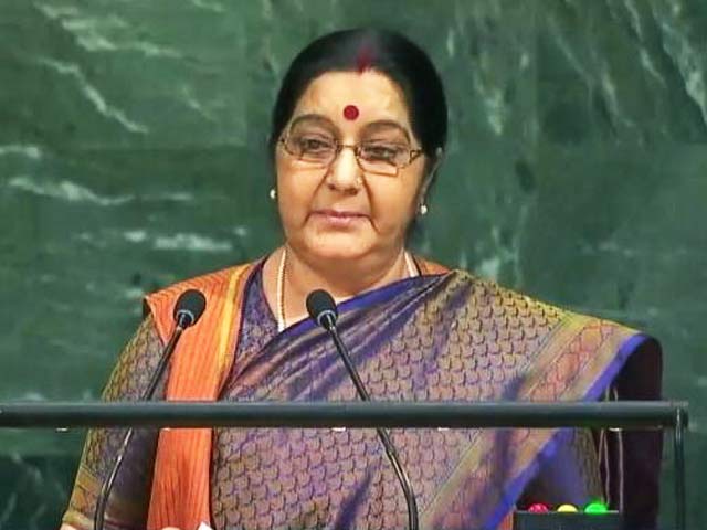 यूएन में बोलीं सुषमा, हमने डॉक्टर बनाए, पाकिस्तान ने जेहादी