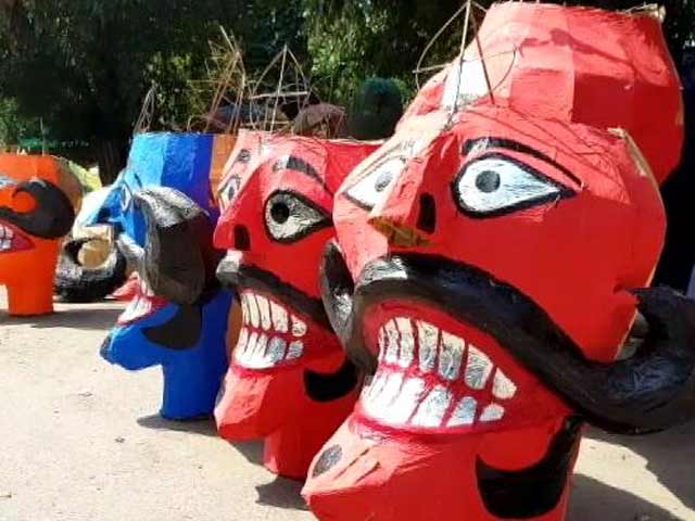 रामलीला पर भी जीएसटी का असर, घटा रावण के पुतले का कद