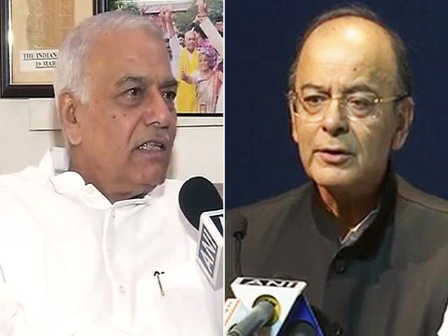 यशवंत सिन्हा का अरुण जेटली को करारा जवाब