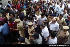 22 Dead, Many Injured In Stampede Near Mumbai's Elphinstone Station 22 Dead, Many Injured In Stampede Near Mumbai's Elphinstone Station