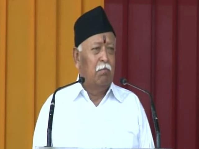Video : Rohingya A 'Threat To National Security', Says RSS Chief Mohan Bhagwat