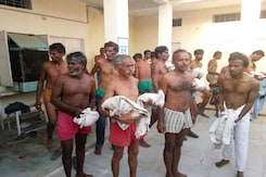 Farmers Allegedly Forced By Cops To Strip After Protest In Madhya Pradesh Farmers Allegedly Forced By Cops To Strip After Protest In Madhya Pradesh