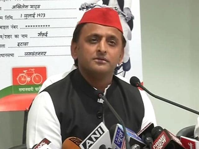 Video : Akhilesh Yadav Re-Elected Samajwadi Party National Chief For 5-Year Term