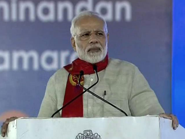 In Gujarat, PM Modi Takes A Swipe At Critics of Bullet Train