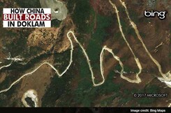 Exclusive: How China Has Built Major Roads In Doklam Exclusive: How China Has Built Major Roads In Doklam