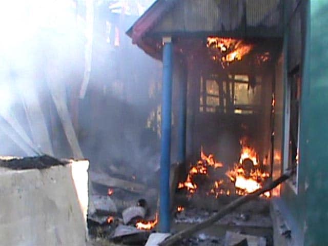 Day After Murder Of Sarpanch In Kashmir, His House Set On Fire