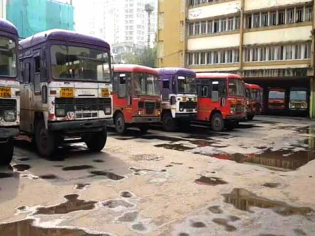 State Transport Buses Go Off The Road In Maharashtra
