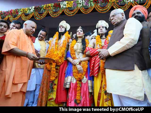 1.75 Lakh Diya, Ram-Sita In Chopper For Yogi Adityanath's Ayodhya Diwali