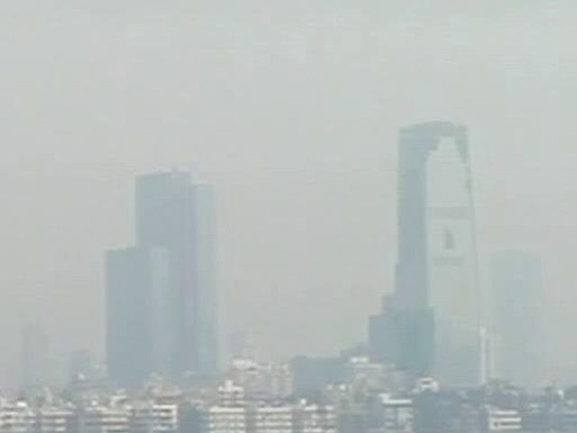 Ahead Of Diwali, Mumbai Skyline Covered In Haze This Morning