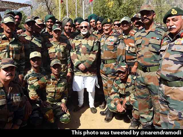 PM Modi Celebrates Diwali With Soldiers - 'His Family' - In Kashmir