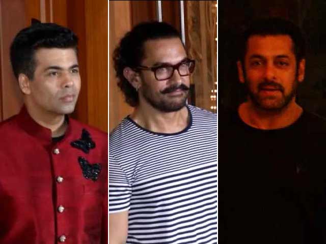 Aamir, Salman, KJO & Other Stars At Sanjay Dutt's Diwali Bash