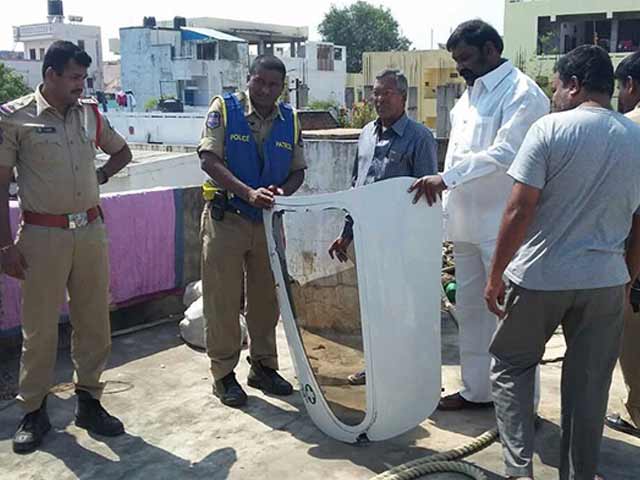 Plane Door Falls On Telangana Home, Man On Roof Saved By Lunch Break