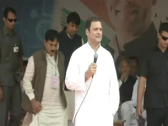 'Grim Faces At Their Meets, We Are Happy People': Rahul Gandhi Taunts BJP