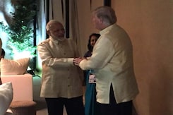 On Sidelines Of ASEAN, PM Modi Shakes Hand With Donald Trump On Sidelines Of ASEAN, PM Modi Shakes Hand With Donald Trump