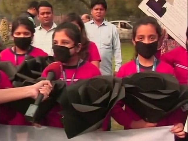 Video : Delhi's Children Decided To Dedicate Children's Day To Fight For Swachh Air