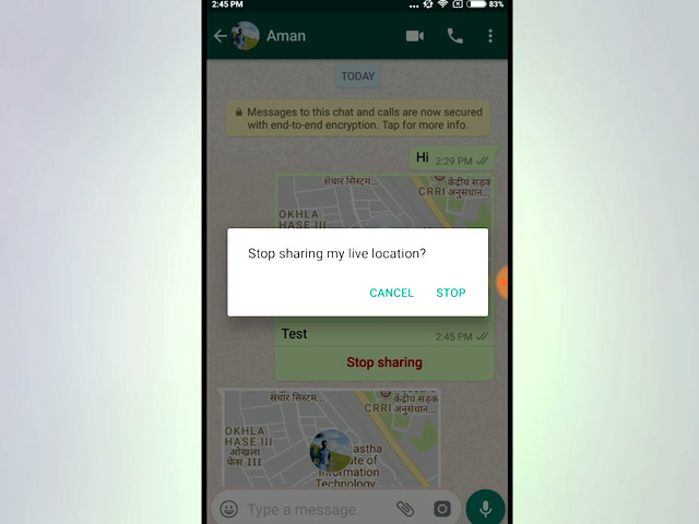 व्हाट्सऐप पर लाइव लोकेशन ऐसे करें शेयर