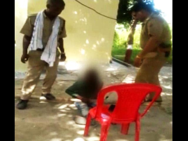 Video : On Video, UP Cops Seen Torturing Boy Inside Police Station Compound