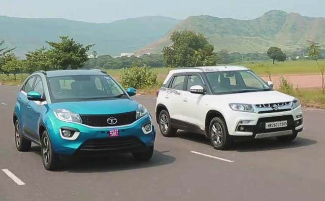 Sub Compact SUV Battle: Maruti Suzuki Vitara Brezza vs Tata Nexon
