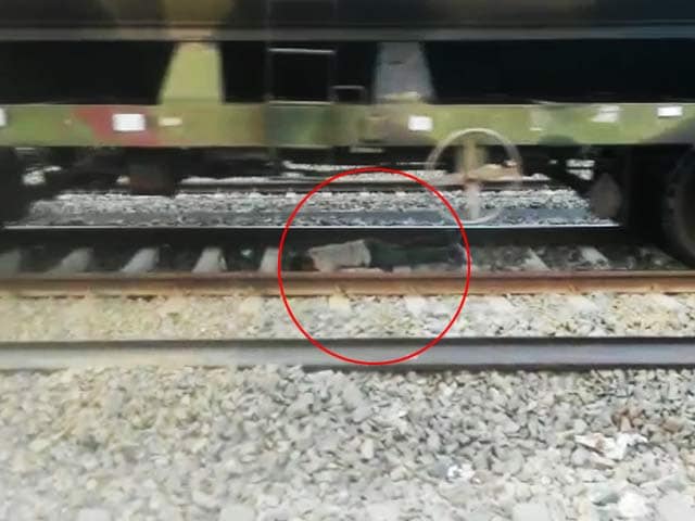 Video : In Uttar Pradesh, Train Passes Over Man. He Walks Away Unhurt