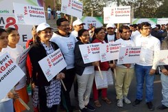 Jaipur Felicitates Donor Families Before Flagging Of Organ Donation Walkathon Jaipur Felicitates Donor Families Before Flagging Of Organ Donation Walkathon