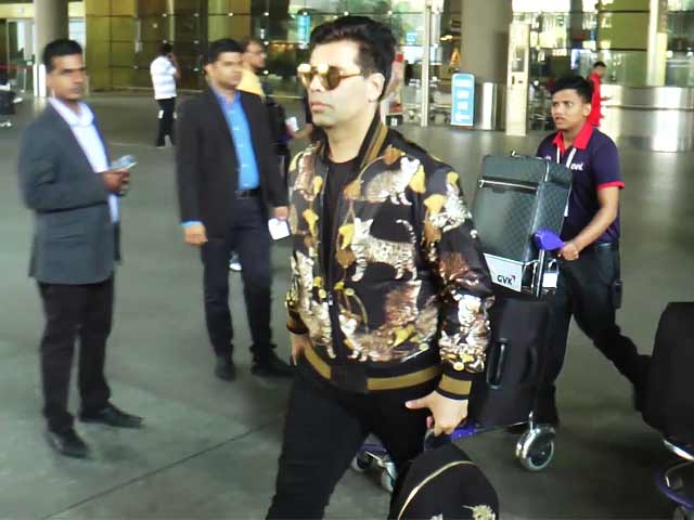 Spotted! Karan Johar At Mumbai Airport