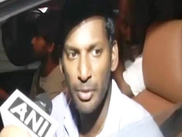 Video : "Accepted" Says Actor Vishal Hours After RK Nagar Nomination Rejected