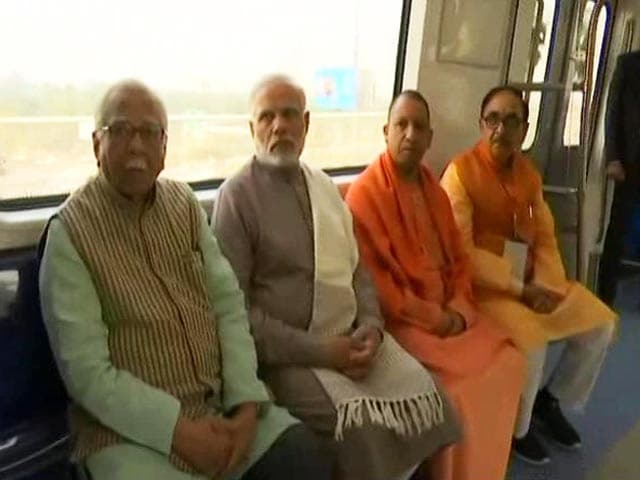 PM Modi Takes Ride On Delhi Metro's New Magenta Line