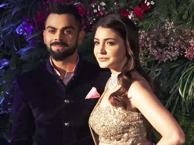 Watch! Anushka Sharma & Virat Kohli At Their Mumbai Reception