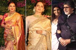 Bachchans, Rekha, Kangana & KJO At Virat & Anushka's Reception Bachchans, Rekha, Kangana & KJO At Virat & Anushka's Reception
