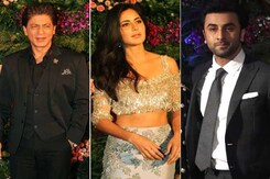 SRK, Ranbir, Katrina & Kriti At Virat & Anushka's Reception SRK, Ranbir, Katrina & Kriti At Virat & Anushka's Reception